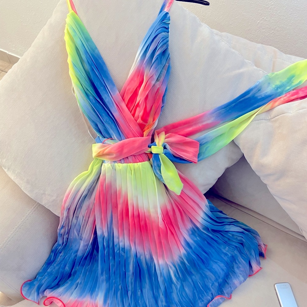 Sexy Swim Cover Mini Dress Romper Beach